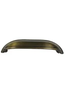 Avmdepo  Midye 96 mm Antik Sarı Kulp - 4