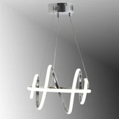 TT005-KR TT Aydınlatma Burgu Modeli Krom Kaplama Led Avize thumbnail 1