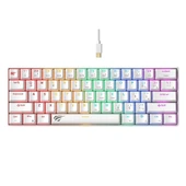 Havit Gamenote KB903L %60 Mekanik Blended Aydınlatma Oyuncu Klavyesi - 61 Tuş - Beyaz - 1