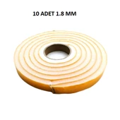 10 Adet Kapı Pencere Isı Yalıtım Süngeri Yapışkanlı Pencere Rüzgar Bandı 18MM x 2,5 MT - 1