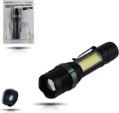 Metal El Feneri USB Şarjlı 4 Kademeli Zoomlu GS 500 - 3