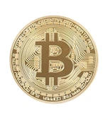 Bitcoin Madeni Hatıra Parası Hediyelik Para - 3