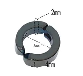 Erkek Küpesi - 2 Adet Çelik Kıstırmalı Küpe Paslanmaz Atmaz Çelik Gümüş Renk Küpe - 5