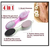 Törpülü Fırçalı Topuk Taşı - 4in1 - 5