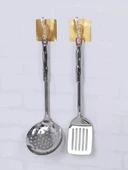6lı Gold Kanca Askı Güçlü Yapışkanlı Mutfak Banyo Askısı - 3