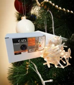 CATA BEYAZ 10 MT EKLENEBİLİR SÜSLEME (100 LEDLİ) - 1
