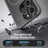 iPhone 14 Pro Max Uyumlu Kamera Korumalı Magsafe Wireless Şarj Özellikli Mat Silikon Kılıf - 12