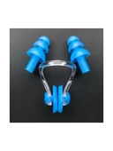 Silikon Kulak Burun Tıkacı Yüzme Su Geçirmez Kulak Tıpası Burun Klipsi Kutulu - 2