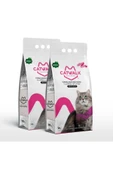 2 X 10 Lt Bebek Pudralı Kedi Kumu , Ince Taneli Kedi Kumu - 1