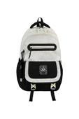 Unisex Lise Sırt Çantası Ortaokul Sırt Çantası 45*32 Cm Anahtarlık Hediyeli - 3