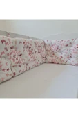 80x140 Beşik Uyumlu 4 Parça Beşik Kenar Koruma Takımı – %100 Pamuk – Yıkanabilir - 2