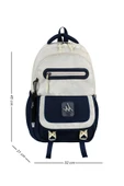Unisex Lise Sırt Çantası Ortaokul Sırt Çantası 45*32 Cm Anahtarlık Hediyeli - 9