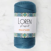 Loren Macrame Petrol Mavisi El Örgü İpi - RM 0238 - 34356 - 1