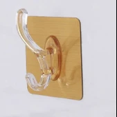 6lı Gold Kanca Askı Güçlü Yapışkanlı Mutfak Banyo Askısı - 5