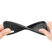 Huawei P40 Lite Uyumlu Kamera Korumalı Deri Görünümlü Silikon Kılıf - 9