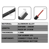 Çadır Direği - Madfox - Tarp/Tente/Branda Direği - 2.8 mt - 547221 - 8