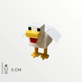 Minecraft Çiftlik Set Steve Alex Köylü Arı Tavuk Koyun İnek Keçi At - 5