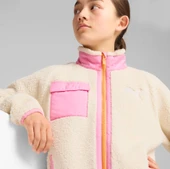 Puma 626504-87 Hybrid Sherpa Jacket Kız Çocuk Mont thumbnail 4