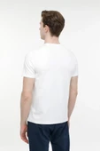 Lumberjack M-C110 BSC C Nk T-Sh 4FX 101497410 Beyaz Erkek T-Shirt - 2
