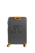 Bad Bear Logo Suitcase 23.01.80.001KG Koyu Gri Büyük Boy Tekerlekli ABS Valiz 95 Lt. thumbnail 7