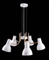 Fibanni 12035-5  Beyaz-Gold Modern Sarkıt Avize - 1