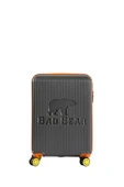 Bad Bear Logo Suitcase 23.01.80.002KG Koyu Gri Orta Boy Tekerlekli ABS Valiz 64 Lt. - 6