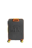 Bad Bear Logo Suitcase 23.01.80.002KG Koyu Gri Orta Boy Tekerlekli ABS Valiz 64 Lt. - 2