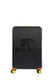 Bad Bear Logo Suitcase 23.01.80.001S Siyah Büyük Boy Tekerlekli ABS Valiz 95 Lt. - 3