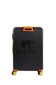 Bad Bear Logo Suitcase 23.01.80.001S Siyah Büyük Boy Tekerlekli ABS Valiz 95 Lt. - 5