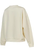 New Balance Lifestyle WNC3404-SST Krem Kadın Sweatshirt - 2