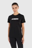 hummel T-Te Elemental Logo Cotton Tee Siyah Kadın T-Shirt - 1