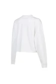New Balance Lifestyle WNC1502-WT Beyaz Kadın Sweatshirt - 2