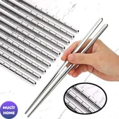 Mucit Home 5'li Paslanmaz Çelik Metal Chopstick - 1