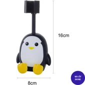 Mucit Home Karikatür Penguen Şekilli Duş Başlığı Tutucu – Banyo Aksesuarı ve Ağır Yük Taşıyan Organizer - 1
