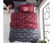 Clasy Tek Kişilik Ranforce Genç Desen Uyku Seti Campus v1 Bordo - 1