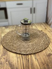 Hometarz French Press Cam Çay Kahve Bitki Demliği 350 ml Gümüş - 1