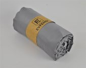 LASTİKLİ ÇARŞAF SETİ PAMUK SATEN ÇİFT KİŞİLİK GRİ 160X200 - 1