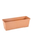 3 Adet Kemer Balkon Saksı 11 Litre /50cm Uzunluk 18,5cm En - 3