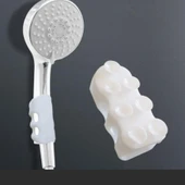 Mucit Home  Duş Başlığı Tutucu Vantuzlu Vakumlu Silikon Başlık Tutucu Aparat-tekli - 1