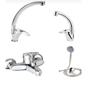 Mucit Home  5 Yıl Garantili Bat Seti 4 Lü Banyo-lavabo-mutfak-duş Seti - 1