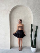 Çingene keten etek siyah s24808 thumbnail 3