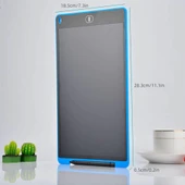 T12 Mavi Writing Tablet Lcd 12 Inç Dijital Kalemli Çizim Yazı Tahtası - 4
