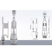 Mucit Home  Rezervuar Basmalı Iç Takım Klozet Sifon Iç Takımı - 1
