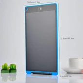 T12 Mavi Writing Tablet Lcd 12 Inç Dijital Kalemli Çizim Yazı Tahtası - 9