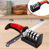 Mucit Home  Bıçak Bileyici 4Açılı Elmas Seramik Çelik El Bıçakları Bileme - 1