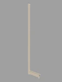 40x70x220 Cm - 40A/30*4 - 4'lü Duvar Ünitesi Market Rafı thumbnail 2