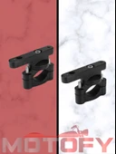 MOTOSİKLET SİS FARI MONTAJ APARATI TAKIMI ALÜMİNYUM thumbnail 1