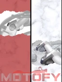 MOTOSİKLET GİDON YÜKSELTME APARATI GRİ 32MM thumbnail 2