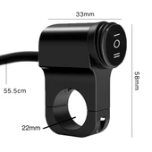 GİDON BAĞLANTILI ÇİFT FONKSİYONLU MOTOSİKLET AÇ KAPA BUTONU thumbnail 2