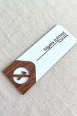 Sigara İçilmez Uyarı Tabelası – MDF Uyarı Levhası | 19x7 cm Çift Katmanlı, Çift Taraflı Bantlı - 2